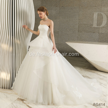 Großhandel weiße Brautkleid Ballkleid Hochzeitskleid 2020